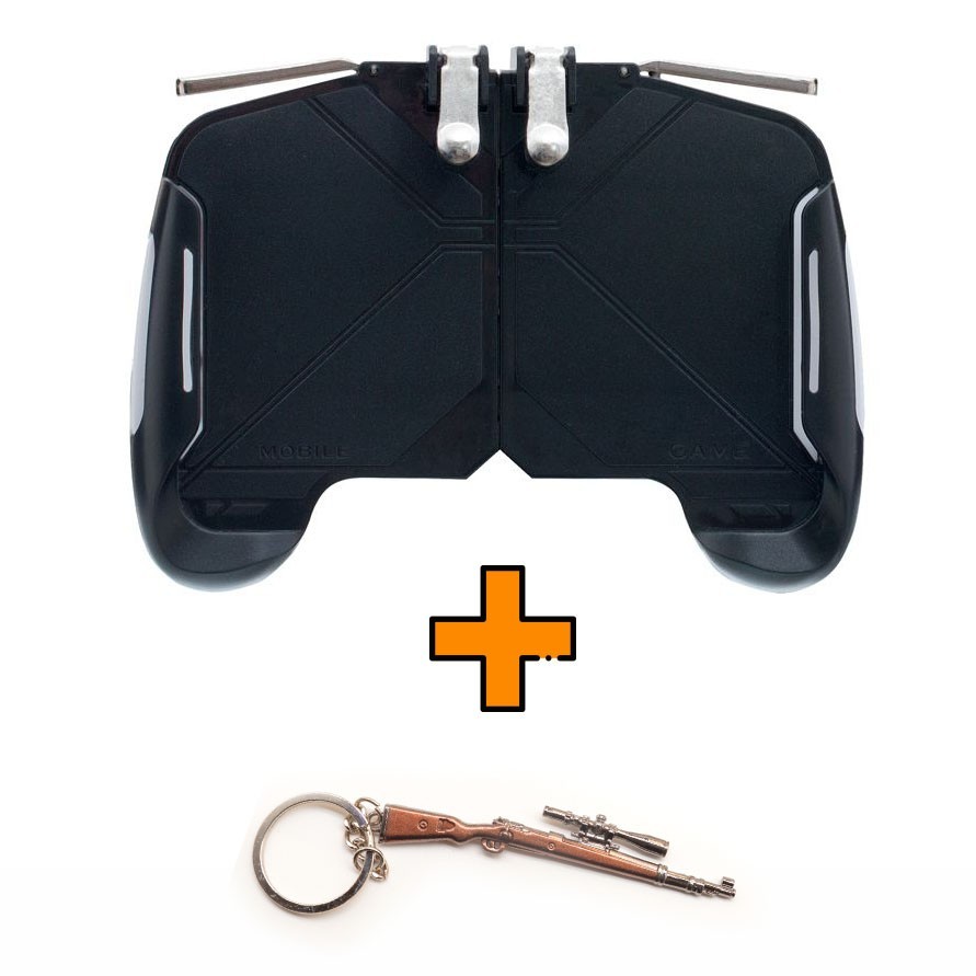 Игровые контроллеры Marpiel AK16 Black (геймпад триггеры курки для смартфона для PUBG) + Kar98k
Игровые контроллеры Marpiel AK16 Black (геймпад триггеры курки для смартфона для PUBG) + Kar98k
