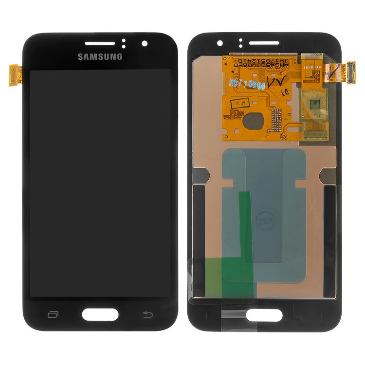 Дисплей для Samsung GH97-18224C J120H Galaxy J1 (2016) с сенсором черный сервисный 
Дисплей для Samsung GH97-18224C J120H Galaxy J1 (2016) с сенсором черный сервисный