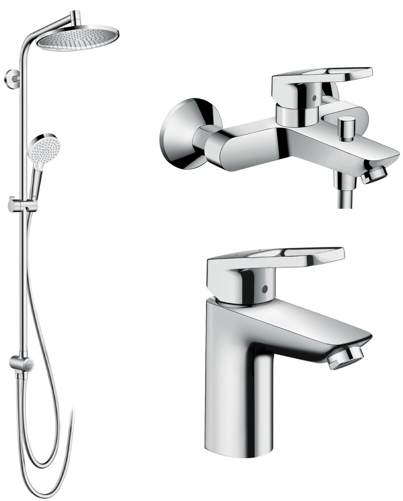 Набор смесителей для ванны HANSGROHE Logis Loop 1272019 (71151000+71244000+27270000) Хром
Набор смесителей для ванны HANSGROHE Logis Loop 1272019 (71151000+71244000+27270000) Хром