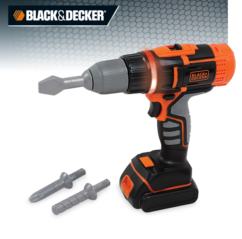 Игрушечная аккумуляторная Дрель Black and Decker для мальчиков с 3 насадками и переключателем хода, Smoby
Игрушечная аккумуляторная Дрель Black and Decker для мальчиков с 3 насадками и переключателем хода, Smoby