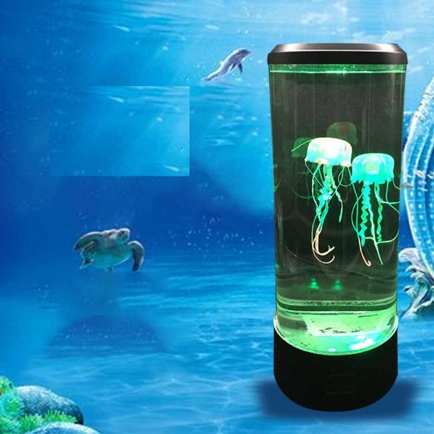 Ночник светодиодный светильник Аквариум с медузами 7 цветов от USB LED Jellyfish Mood Lamp черный
Ночник светодиодный светильник Аквариум с медузами 7 цветов от USB LED Jellyfish Mood Lamp черный