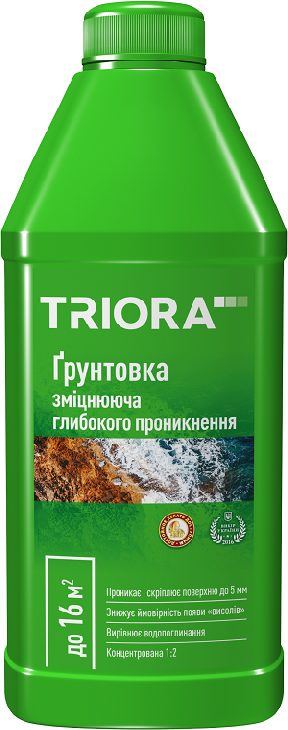 Грунтовка укрепляющая глубокого проникновения TRIORA 10 л (4823048022041)
Грунтовка укрепляющая глубокого проникновения TRIORA 10 л (4823048022041)