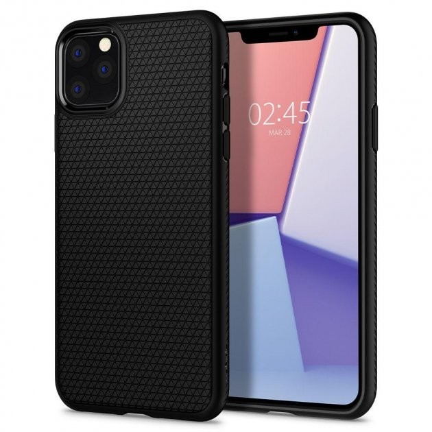 Противоударный защитный чехол бампер Spigen Liquid Air для iPhone 11 Pro Matte Black
Противоударный защитный чехол бампер Spigen Liquid Air для iPhone 11 Pro Matte Black