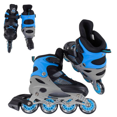 Ролики детские Best Roller 50077-М с мягким ботинком и регулировкой размера 34-37 Синий с черным (123455)
Ролики детские Best Roller 50077-М с мягким ботинком и регулировкой размера 34-37 Синий с черным (123455)