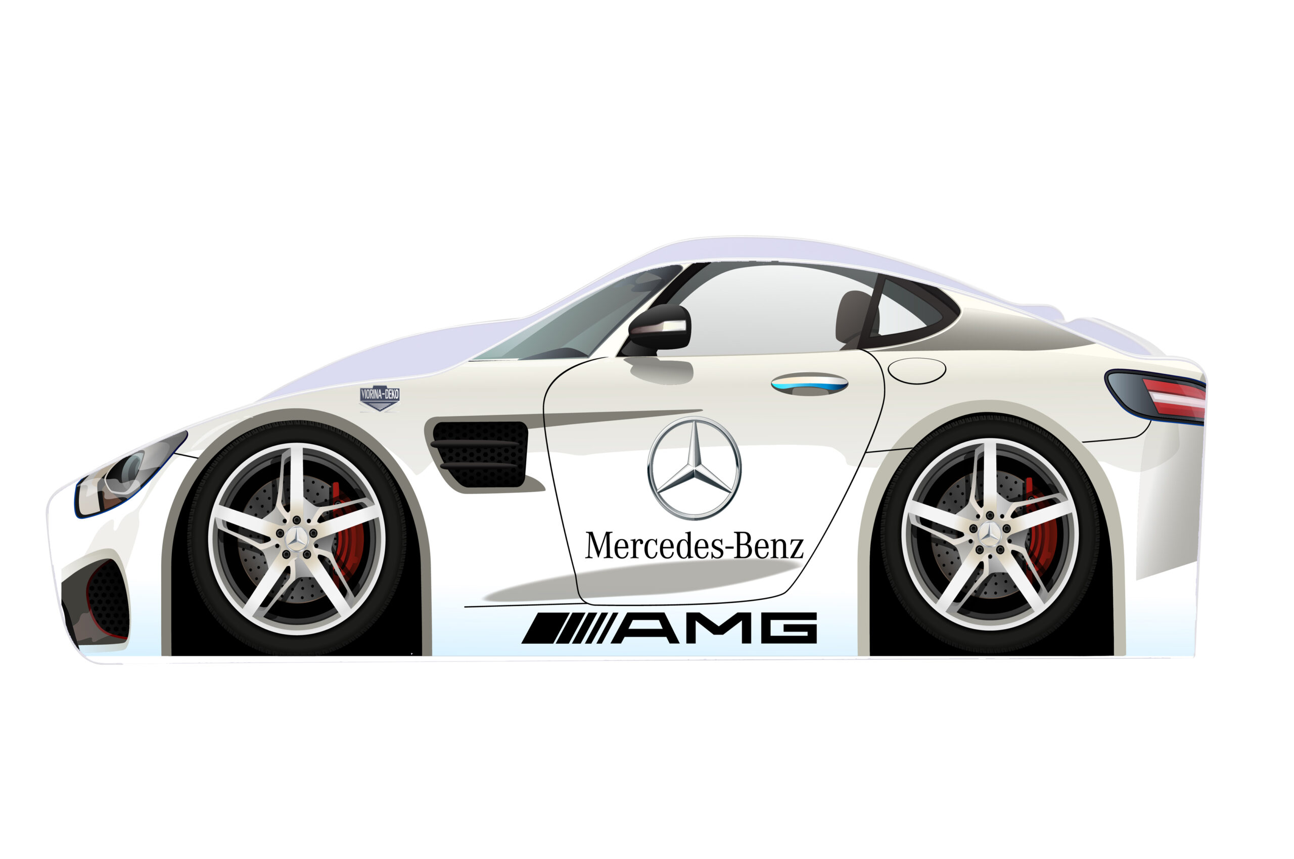 Кровать машина Viorina Deko серии Бренд Мерседес AMG с выездным ящиком 140х70 Белый
Кровать машина Viorina Deko серии Бренд Мерседес AMG с выездным ящиком 140х70 Белый