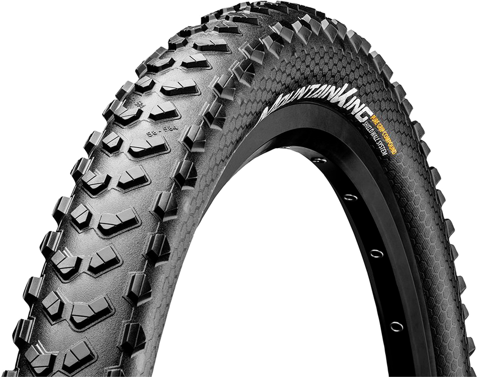 Покрышка Continental Mountain King 2.3, 29"x2.30, 58-622, Foldable, PureGrip, ShieldWall System, 845 г, Черная (150294)
Покрышка Continental Mountain King 2.3, 29"x2.30, 58-622, Foldable, PureGrip, ShieldWall System, 845 г, Черная (150294)