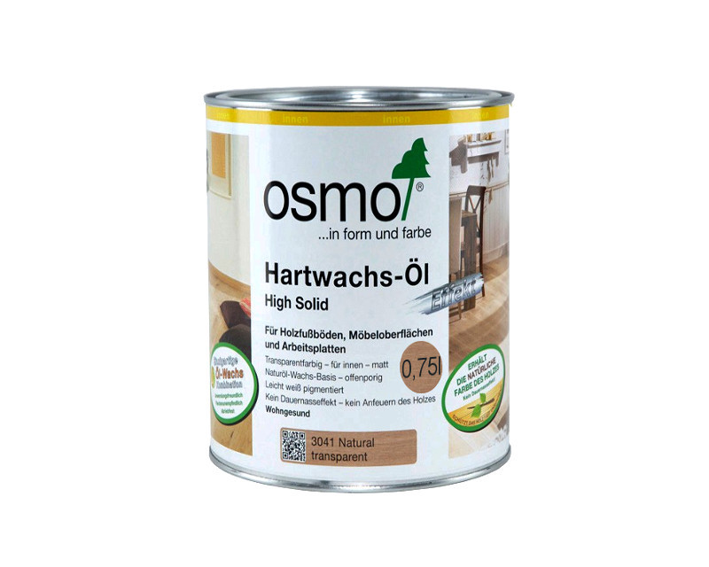 Масло с твердым воском OSMO HARDWACHS-OL EFFEKT NATURAL для пола и изделий из древесины 3041-натур.тон 0,75л
Масло с твердым воском OSMO HARDWACHS-OL EFFEKT NATURAL для пола и изделий из древесины 3041-натур.тон 0,75л