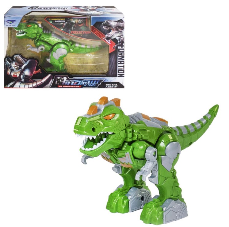 Динозавр трансформер "Dinosaur King" SAN YOU TOYS робот Тиранозавр зелёный (Т739)
Динозавр трансформер "Dinosaur King" SAN YOU TOYS робот Тиранозавр зелёный (Т739)