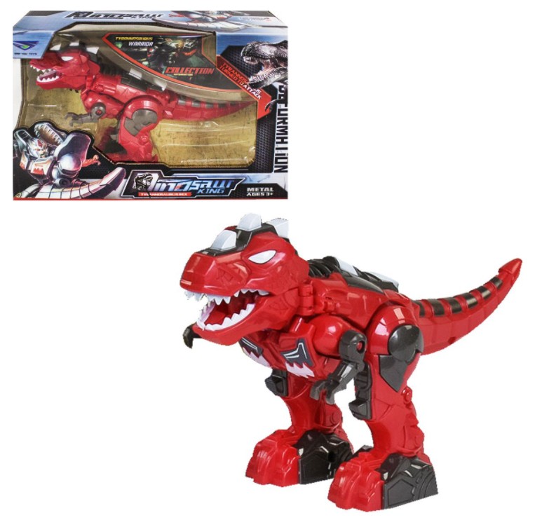 Динозавр трансформер "Dinosaur King" SAN YOU TOYS робот Тиранозавр красный (Т740)
Динозавр трансформер "Dinosaur King" SAN YOU TOYS робот Тиранозавр красный (Т740)