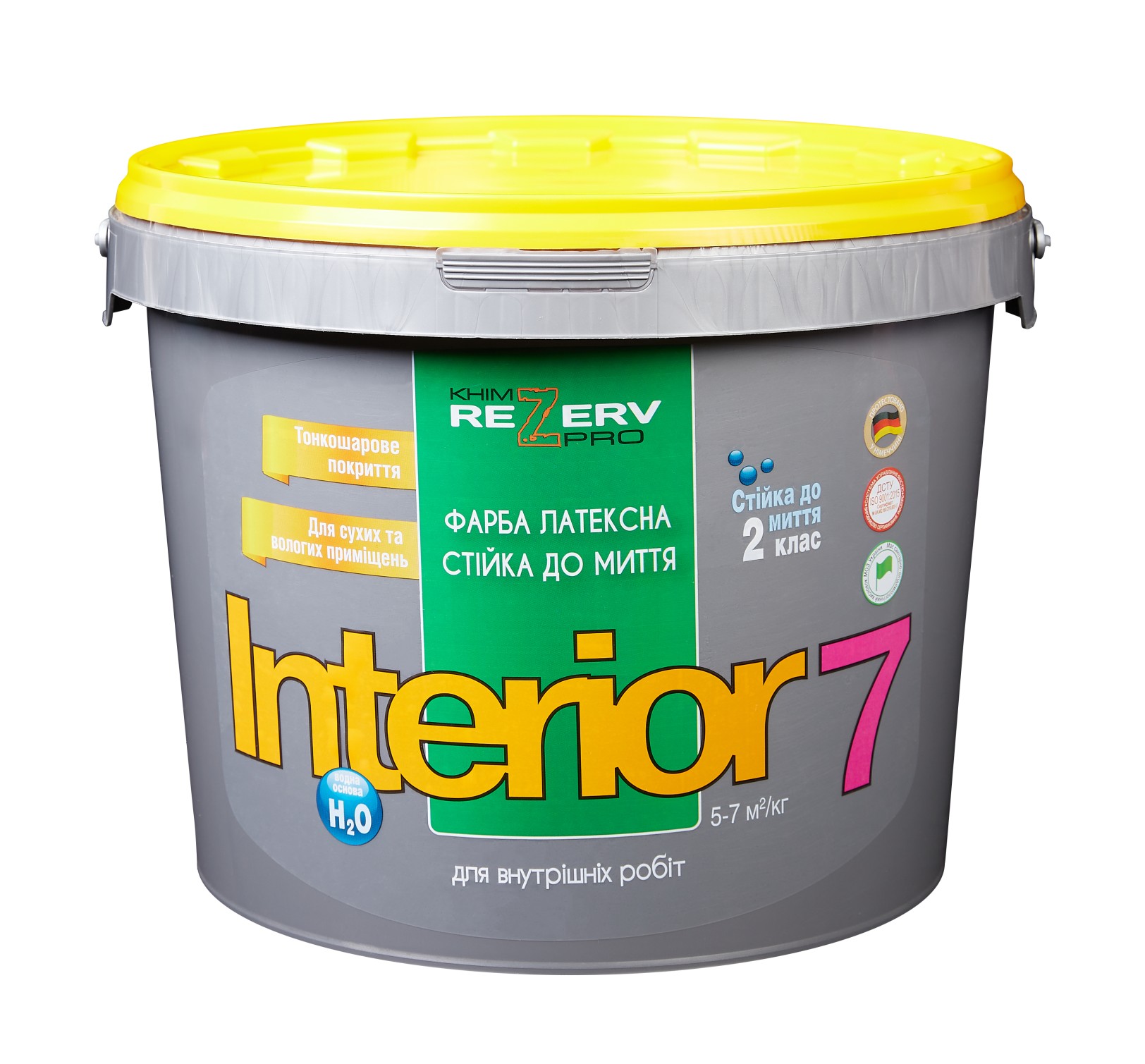 Краска интерьерная латексная стойкая к мытью INTERIOR 7 KhimrezervPRO 13.9кг (10л)
Краска интерьерная латексная стойкая к мытью INTERIOR 7 KhimrezervPRO 13.9кг (10л)