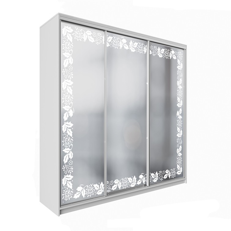 Шкаф-купе ДЕКОР SM03 Р521 Зеркало 240 x 210 x 60 см трехдверный Аляска 
Шкаф-купе ДЕКОР SM03 Р521 Зеркало 240 x 210 x 60 см трехдверный Аляска