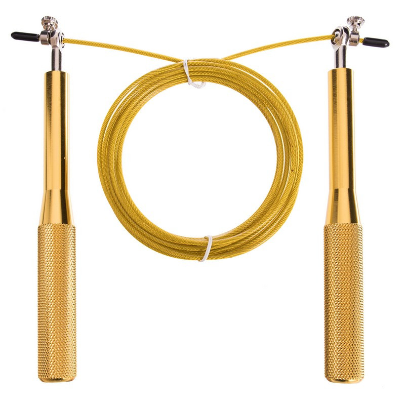 Скакалка скоростная Кроссфит с подшипником и стальным тросом CIMA Fit J601 3 м желтая
Скакалка скоростная Кроссфит с подшипником и стальным тросом CIMA Fit J601 3 м желтая