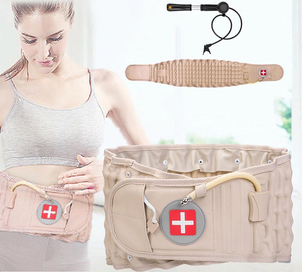 Компрессионный пояс - корсет массажер для поясничного отдела Spinal Air Traction Hot Belt Waist Brace Бежевый
Компрессионный пояс - корсет массажер для поясничного отдела Spinal Air Traction Hot Belt Waist Brace Бежевый