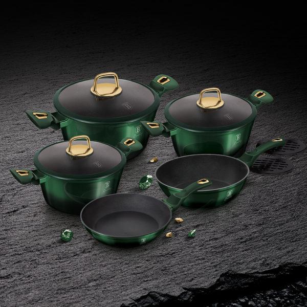 Набор посуды Berlinger Haus Emerald Collection из кованого алюминия с мраморным покрытием 14 предметов (BH-6066) (NP)
Набор посуды Berlinger Haus Emerald Collection из кованого алюминия с мраморным покрытием 14 предметов (BH-6066) (NP)