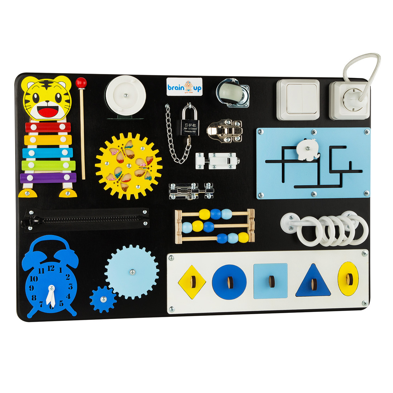 Бизиборд BrainUp Smart Busy Board настольная развивающая игра доска из 18 деталей S40*60 см (6003_2)
Бизиборд BrainUp Smart Busy Board настольная развивающая игра доска из 18 деталей S40*60 см (6003_2)