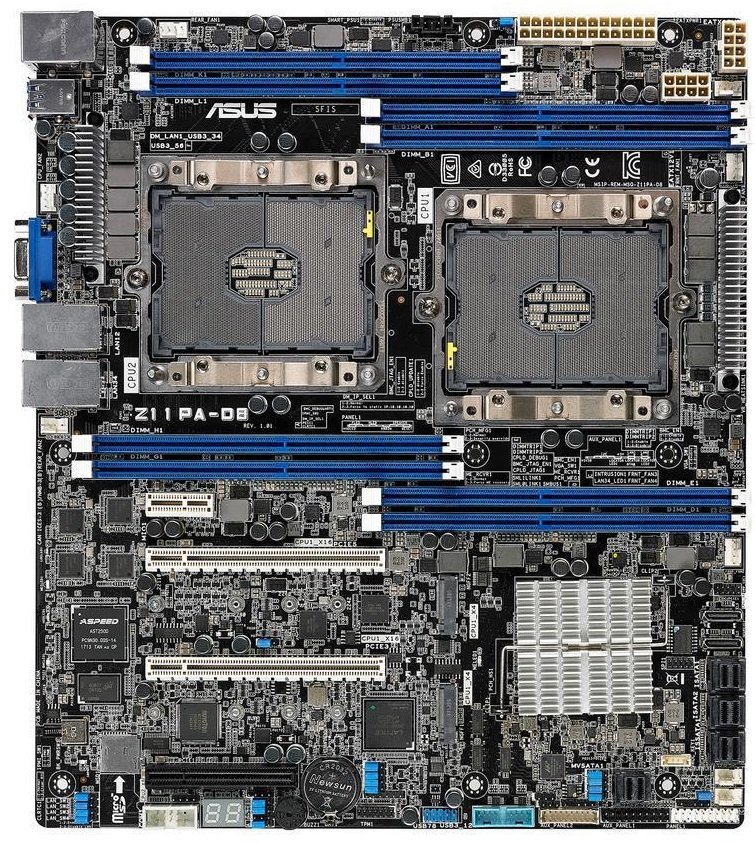 Материнская плата серверная ASUS Z11PA-D8 C621 2xs3647 8xDDR4 CEB 4xIntelRI210AT + 1xMgmtLA M.2
Материнская плата серверная ASUS Z11PA-D8 C621 2xs3647 8xDDR4 CEB 4xIntelRI210AT + 1xMgmtLA M.2