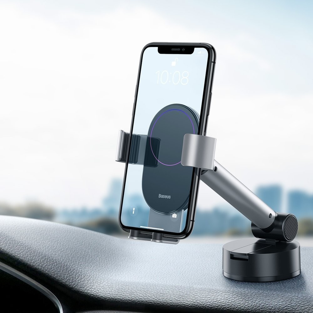 Автомобильный держатель Baseus gravity car mount holder with suction base silver
Автомобильный держатель Baseus gravity car mount holder with suction base silver