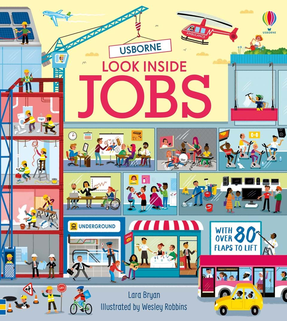 Детская книга Usborne Усборн Загляните внутрь профессий, англ. язык (9781474968898)
Детская книга Usborne Усборн Загляните внутрь профессий, англ. язык (9781474968898)