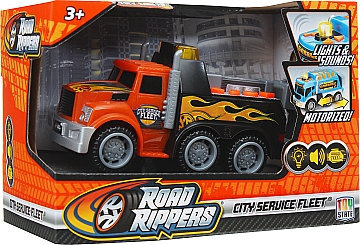 Городская техника со светом и звуком Road Rippers, 13см, эвакуатор, оранжевый - Toy State (20-767316)
Городская техника со светом и звуком Road Rippers, 13см, эвакуатор, оранжевый - Toy State (20-767316)