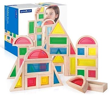 Набор строительных блоков Block Play "Большая радуга", 30 шт. - Guidecraft (20-735986)
Набор строительных блоков Block Play "Большая радуга", 30 шт. - Guidecraft (20-735986)
