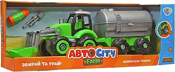 Детский конструктор на шурупах "Трактор бульдозер с прицепом", KB 064 - Limo Toy (20-994984)
Детский конструктор на шурупах "Трактор бульдозер с прицепом", KB 064 - Limo Toy (20-994984)
