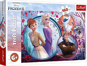 Пазл "Disney Frozen 2. Приключения сестер", 160 элементов - Trefl (20-881369)
Пазл "Disney Frozen 2. Приключения сестер", 160 элементов - Trefl (20-881369)