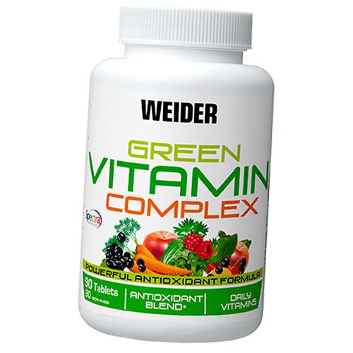 Органические Витамины и Минералы, Green Vitamin Complex, Weider 90таб (36089011)
Органические Витамины и Минералы, Green Vitamin Complex, Weider 90таб (36089011)