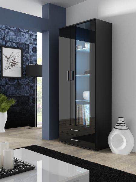 Витрина стеклянная для спальни CAMA SOHO S6 2D2S Черный мат/Черный глянец с подсветкой Польша
Витрина стеклянная для спальни CAMA SOHO S6 2D2S Черный мат/Черный глянец с подсветкой Польша