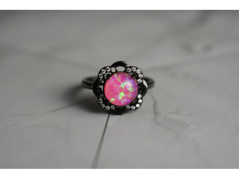 Черненое Серебро Кольцо 925 пробы с Опалом и Фианитами Натуральный Sky Jewelry 001697
Черненое Серебро Кольцо 925 пробы с Опалом и Фианитами Натуральный Sky Jewelry 001697
