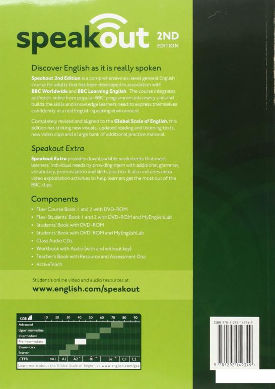 Speakout (2nd Edition) Pre-Intermediate Flexi 2 (Split Edition: Coursebook & Workbook) (864067)
Speakout (2nd Edition) Pre-Intermediate Flexi 2 (Split Edition: Coursebook & Workbook) (864067)