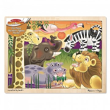Деревянный пазл в рамке "Африканская саванна", 24 эл. - Melissa&Doug (20-822164)
Деревянный пазл в рамке "Африканская саванна", 24 эл. - Melissa&Doug (20-822164)