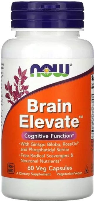 Комплекс для Поддержки Мозга, Brain Elevate, Now Foods 60 Вегетарианских Капсул (733739033031)
Комплекс для Поддержки Мозга, Brain Elevate, Now Foods 60 Вегетарианских Капсул (733739033031)