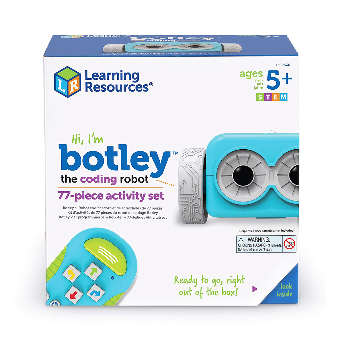 Игровой STEM-набор LEARNING RESOURCES – РОБОТ BOTLEY (программируемая игрушка-робот, пульт, аксесс.) LER2935
Игровой STEM-набор LEARNING RESOURCES – РОБОТ BOTLEY (программируемая игрушка-робот, пульт, аксесс.) LER2935