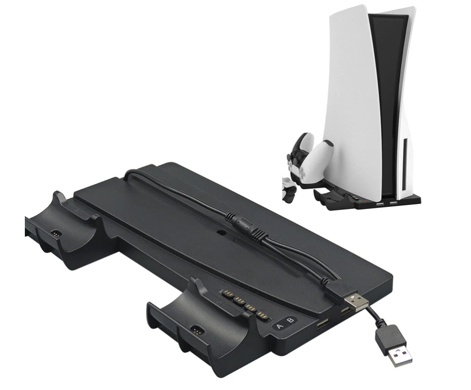 Вертикальная подставка зарядная док-станция iPlay DualSense для Playstation 5 / PS5 Digital
Вертикальная подставка зарядная док-станция iPlay DualSense для Playstation 5 / PS5 Digital