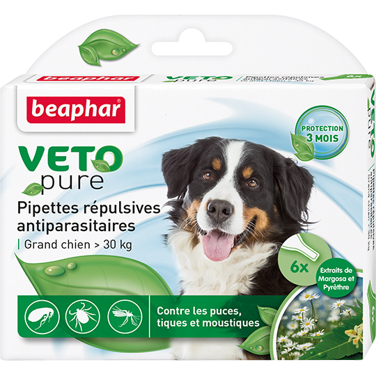 БИО Капли от блох и клещей Beaphar Veto pure для собак свыше 30 кг цена за упаковку 3 шт
БИО Капли от блох и клещей Beaphar Veto pure для собак свыше 30 кг цена за упаковку 3 шт