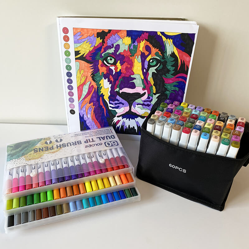 Набор для скетчинга "Скетч-маркеры Touch Queen 60 шт." + "Линеры Dual Tip Brush Pens 60 шт." (TQ60060)
Набор для скетчинга "Скетч-маркеры Touch Queen 60 шт." + "Линеры Dual Tip Brush Pens 60 шт." (TQ60060)