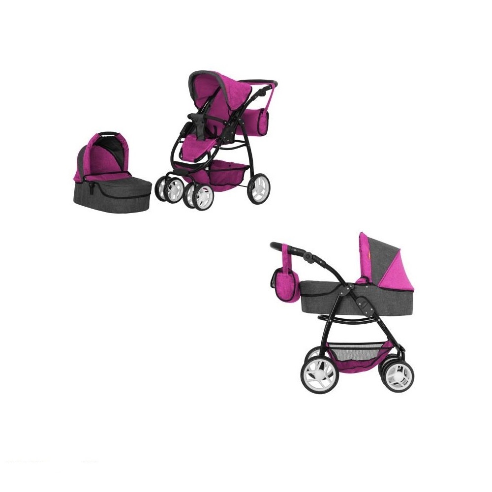 Коляска для кукол CARRELLO AVANTI 9662 Rose red 2 в 1 трансформер с перекидной ручкой + сумка и чехол-накидка для люльки
Коляска для кукол CARRELLO AVANTI 9662 Rose red 2 в 1 трансформер с перекидной ручкой + сумка и чехол-накидка для люльки