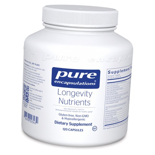 Мультивитаминно-минеральный комплекс для здорового старения, Longevity Nutrients, Pure Encapsulations 120капс (36361008)
Мультивитаминно-минеральный комплекс для здорового старения, Longevity Nutrients, Pure Encapsulations 120капс (36361008)
