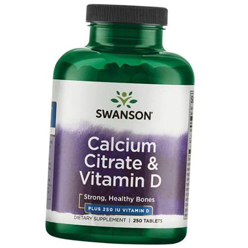 Цитрат Кальция и Витамин Д3, Calcium Citrate & Vitamin D, Swanson 250таб (36280073)
Цитрат Кальция и Витамин Д3, Calcium Citrate & Vitamin D, Swanson 250таб (36280073)