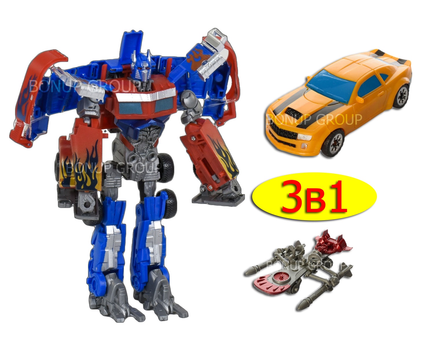 Игрушка робот трансформер Оптимус Прайм и Бамблби Inter Change герои мультфильма Трансформеры 58594225
Игрушка робот трансформер Оптимус Прайм и Бамблби Inter Change герои мультфильма Трансформеры 58594225