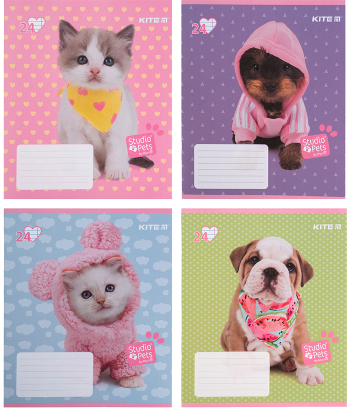 Набор тетрадей ученических Kite Studio Pets 24 листа в линию 4 дизайна 16 шт (SP21-239)
Набор тетрадей ученических Kite Studio Pets 24 листа в линию 4 дизайна 16 шт (SP21-239)