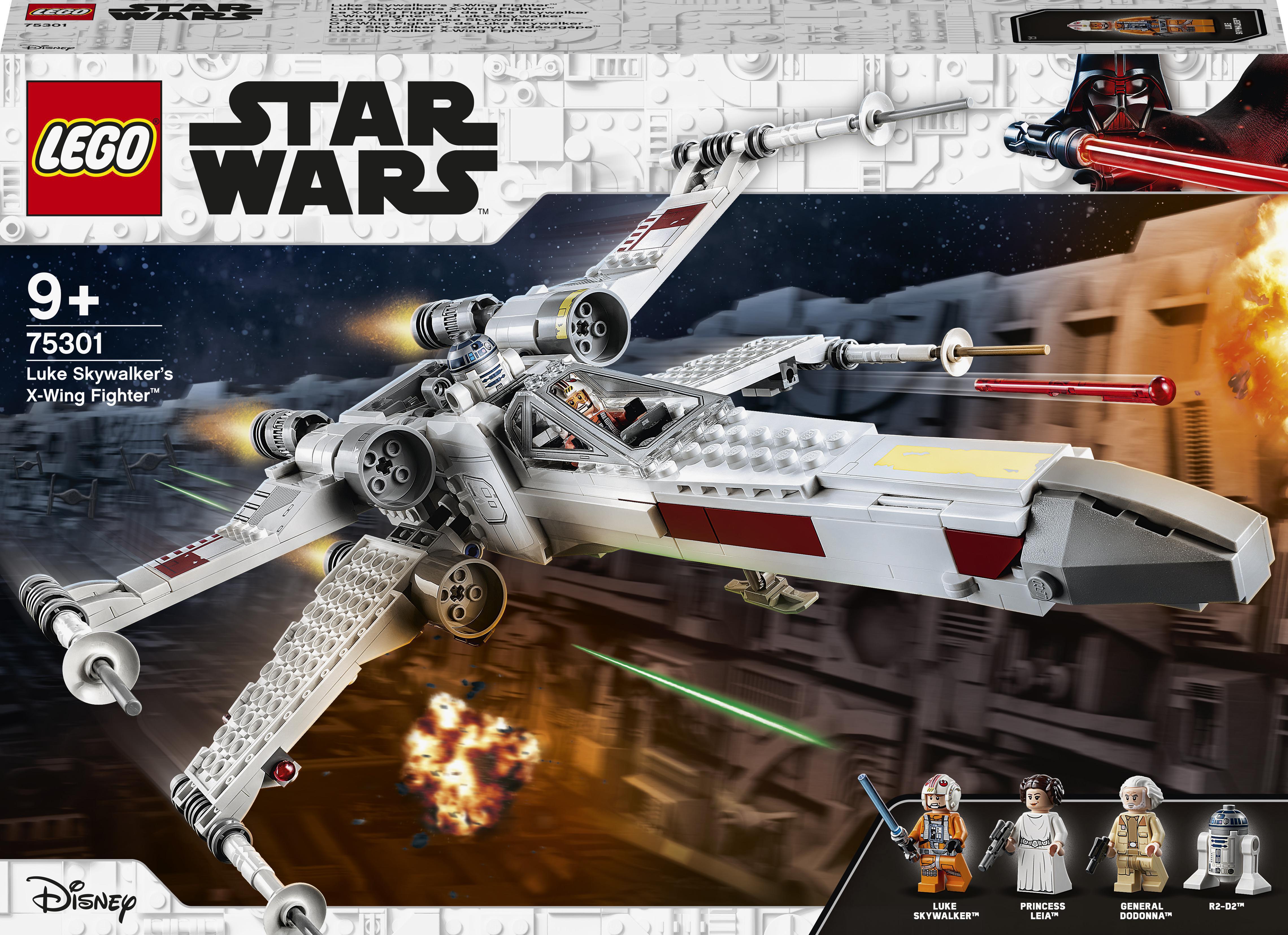 Конструктор LEGO Star Wars Истребитель X-wing Люка Скайвокера 474 детали (75301)
Конструктор LEGO Star Wars Истребитель X-wing Люка Скайвокера 474 детали (75301)