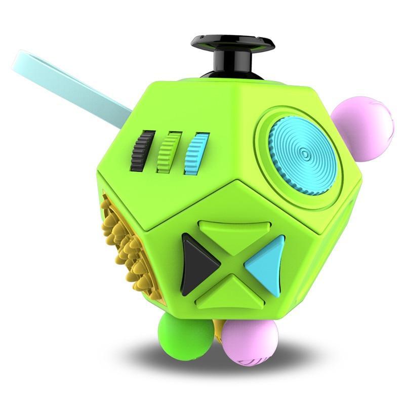 Антистресс-игрушка куб Fidget Cube на 12 сторон для снятия напряжения Куб Зеленый 2
Антистресс-игрушка куб Fidget Cube на 12 сторон для снятия напряжения Куб Зеленый 2