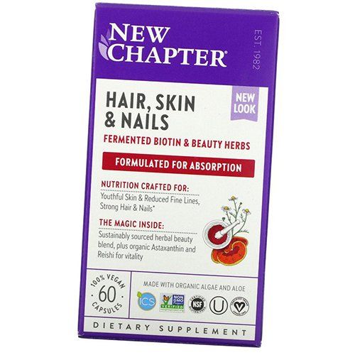 Волосы, кожа и ногти, Биотин и Косметические травы, Perfect Hair, Skin & Nails, New Chapter 60вегкапс (36377008)
Волосы, кожа и ногти, Биотин и Косметические травы, Perfect Hair, Skin & Nails, New Chapter 60вегкапс (36377008)