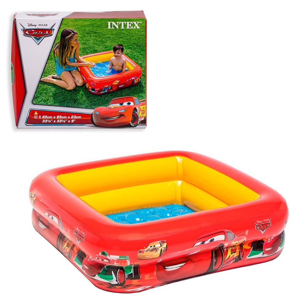 Детский бассейн 85х85х23 см 57 л Intex Cars 57101 
Детский бассейн 85х85х23 см 57 л Intex Cars 57101