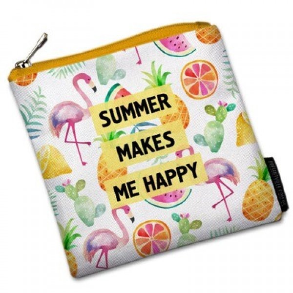 Косметичка квадратная маленькая "Basic Summer makes me happy" Present косметичка квадратная с ярким принтом
Косметичка квадратная маленькая "Basic Summer makes me happy" Present косметичка квадратная с ярким принтом