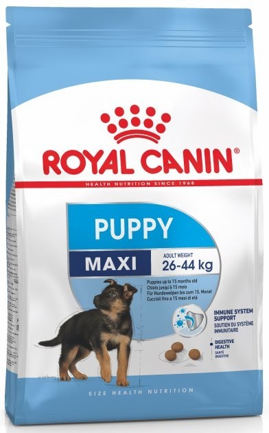 Сухой корм Royal Canin Maxi Puppy для щенков крупных пород до 15 месяцев 4 кг (3182550402149)
Сухой корм Royal Canin Maxi Puppy для щенков крупных пород до 15 месяцев 4 кг (3182550402149)