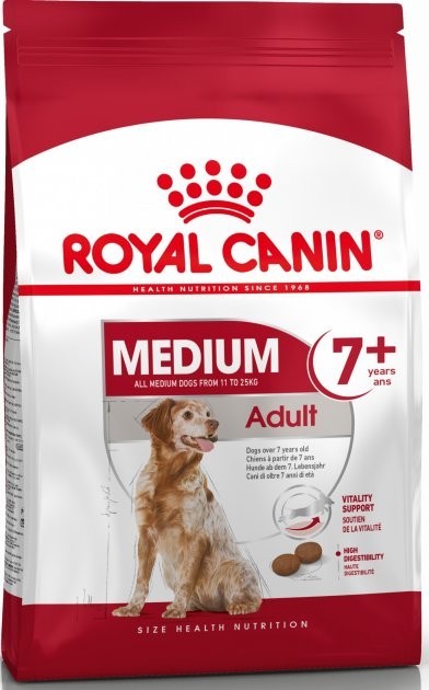 Сухой корм Royal Canin Medium Adult 7+ для собак средних пород старше 7 лет 15 кг (3182550402286)
Сухой корм Royal Canin Medium Adult 7+ для собак средних пород старше 7 лет 15 кг (3182550402286)