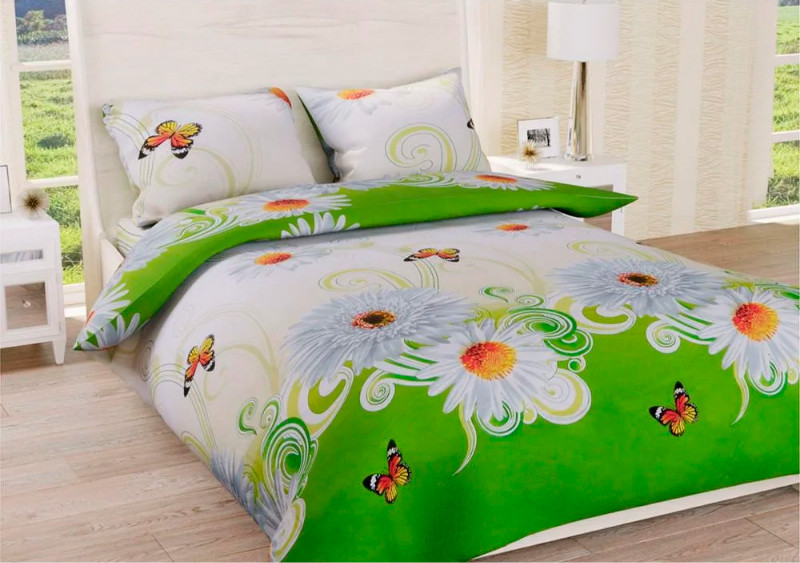 Постельное белье Лелека ранфорс - 434 двуспальное 
Постельное белье Лелека ранфорс - 434 двуспальное