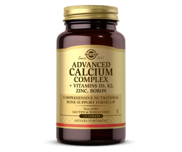 Кальцій з вітамінами Calcium Complex + Vitamins D3 K2 Solgar 120 таблеток (SOL129)
Кальцій з вітамінами Calcium Complex + Vitamins D3 K2 Solgar 120 таблеток (SOL129)